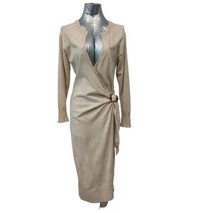 dress forum gold pleated dress Olympia Asymmetrical Pleated Maxi Dress M / Olive Green main image 0